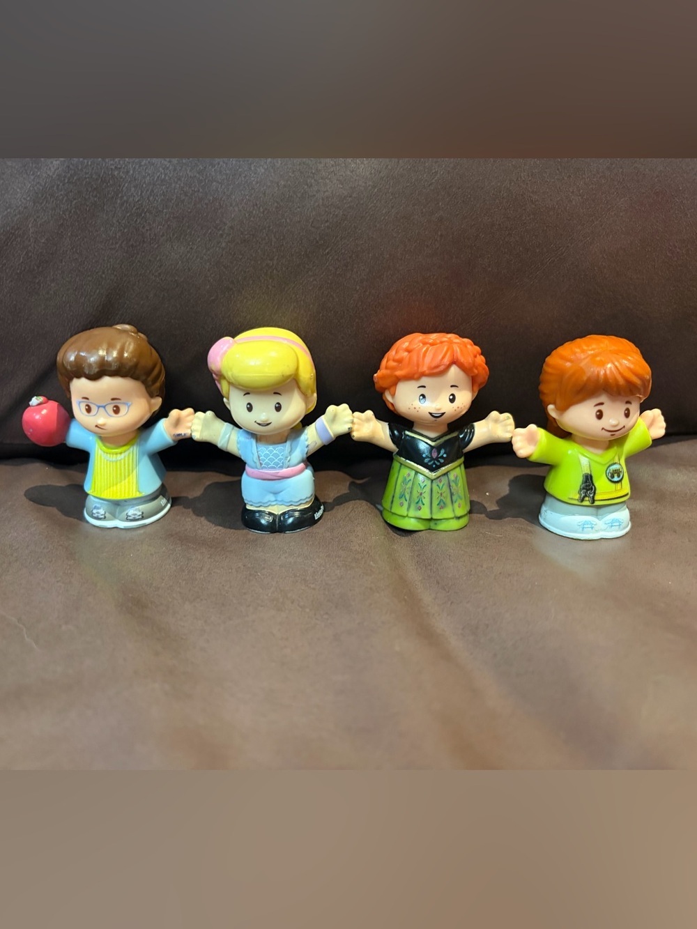 Fisher Price Little People Bo Peep Anna Emily Teacher 4 Figure Lot